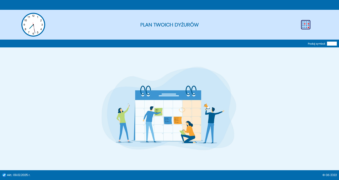 Plan dyżurów - funkcjonalności