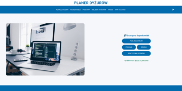 Plan dyżurów - funkcjonalności